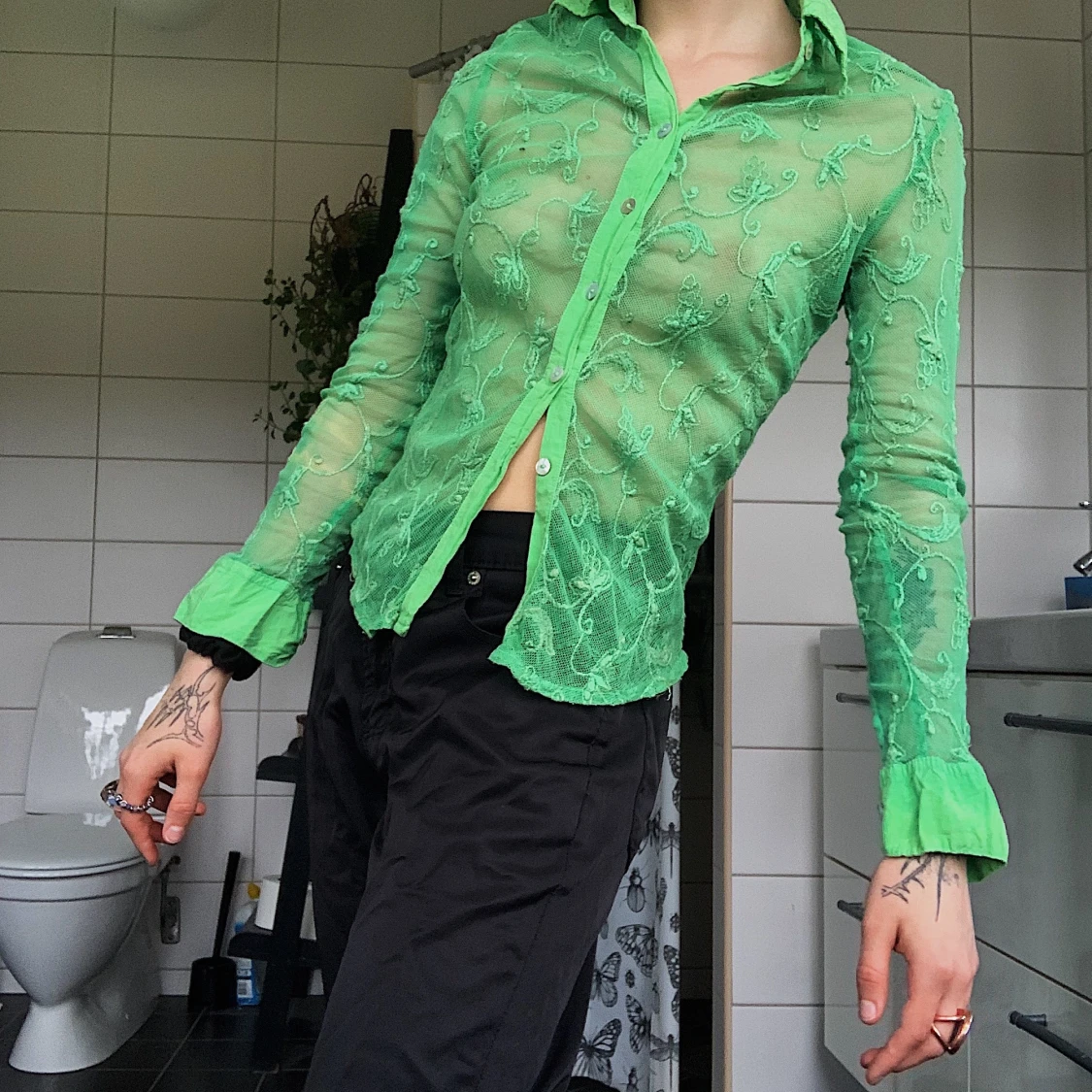 Grön spetstopp  - 90