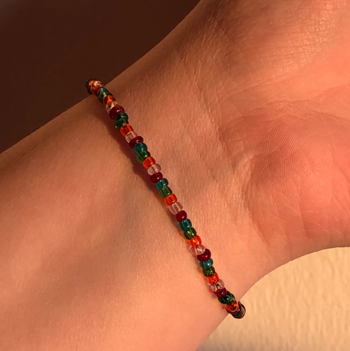 Armband med glaspärlor