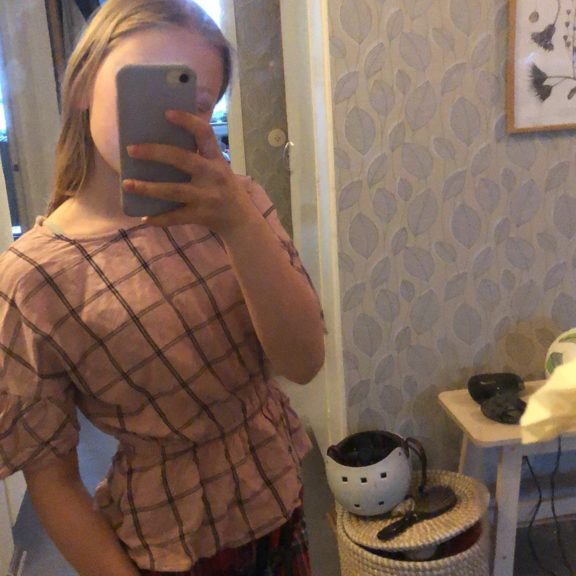 Rosa plag i stl 134-140