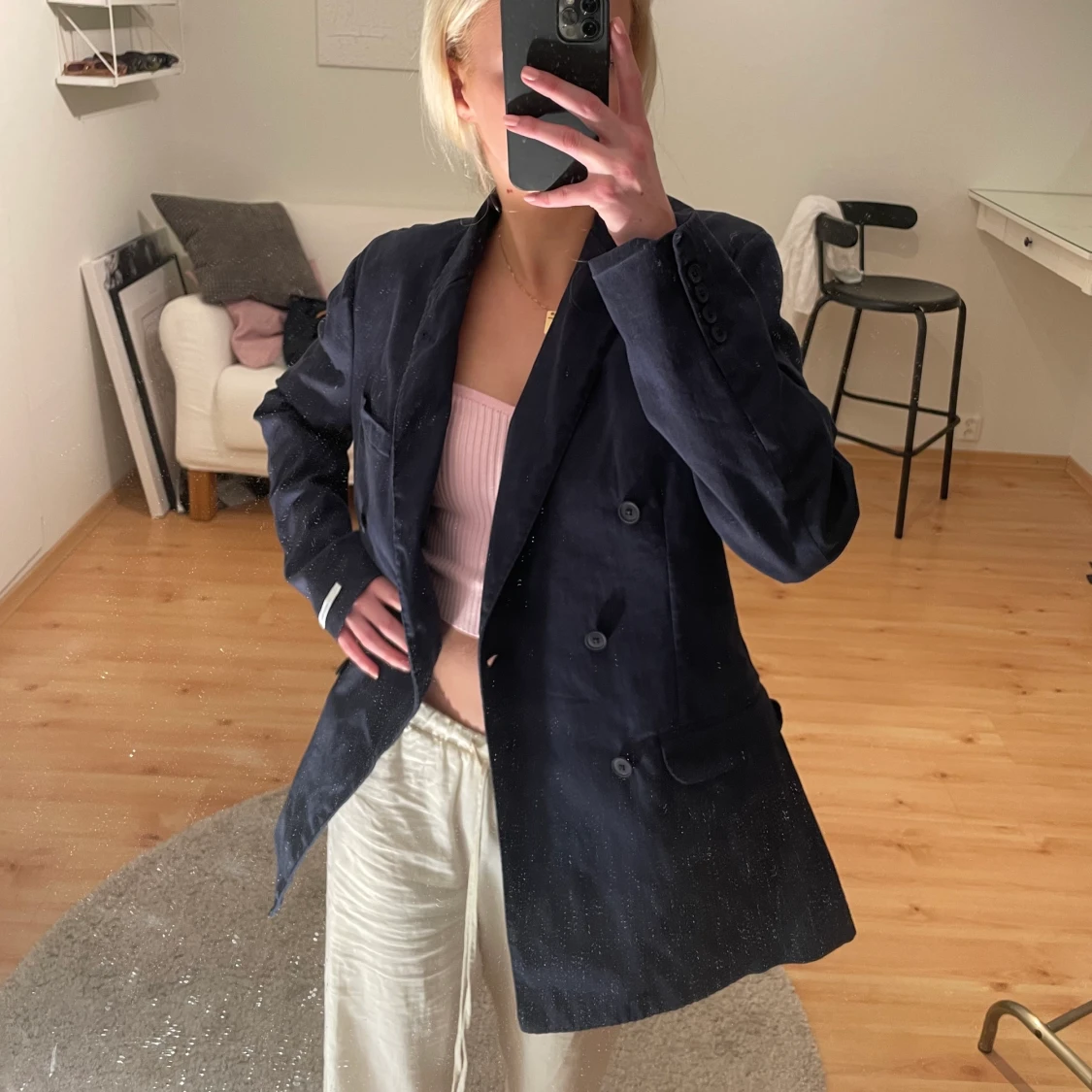 Mörkblå vårjacka