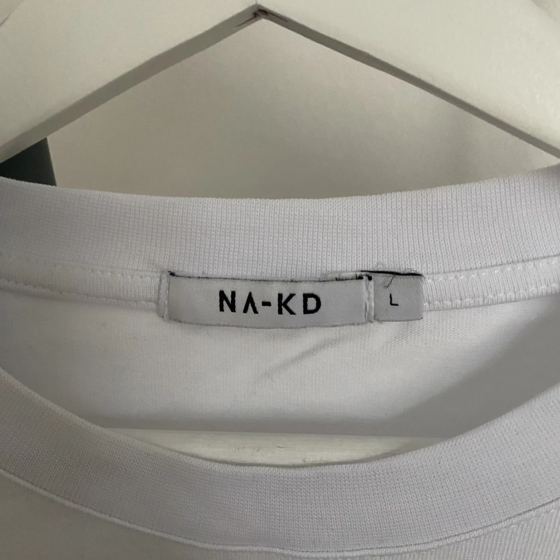 Oversized t-shirt med tryck  - 90