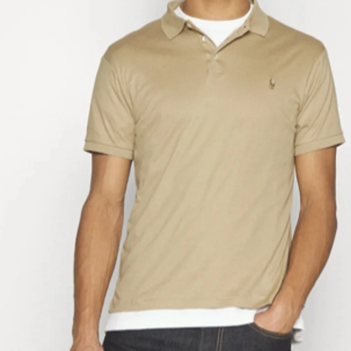 Ralph Lauren Beige piké - 90