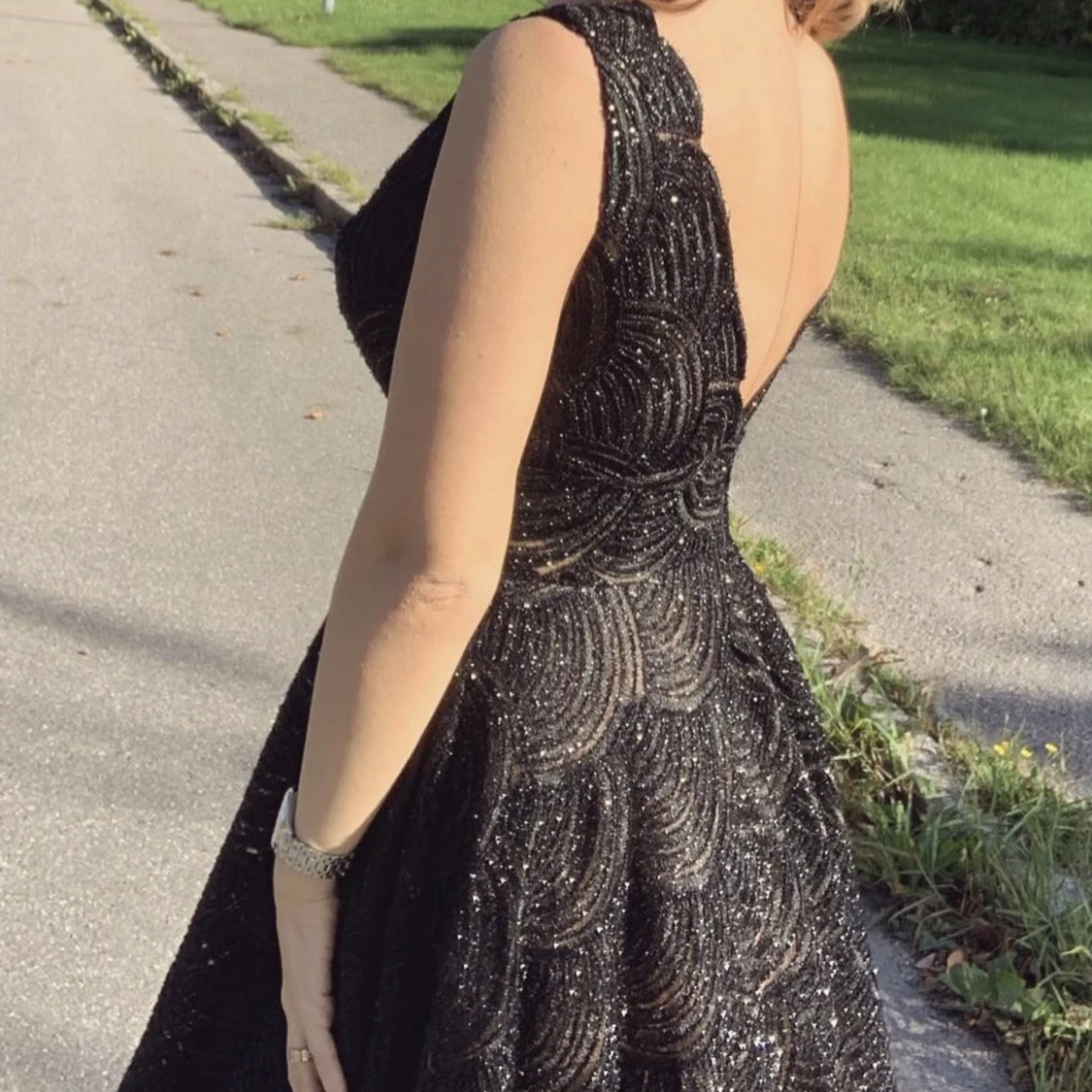 Svart festklänning - 91