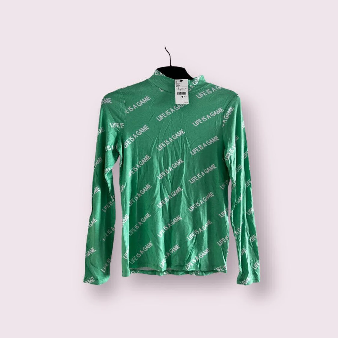 Grön långärmad topp - 90