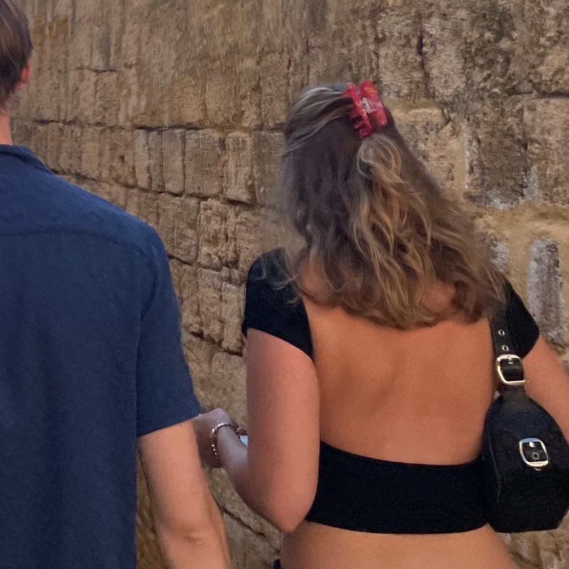 Topp med öppen rygg