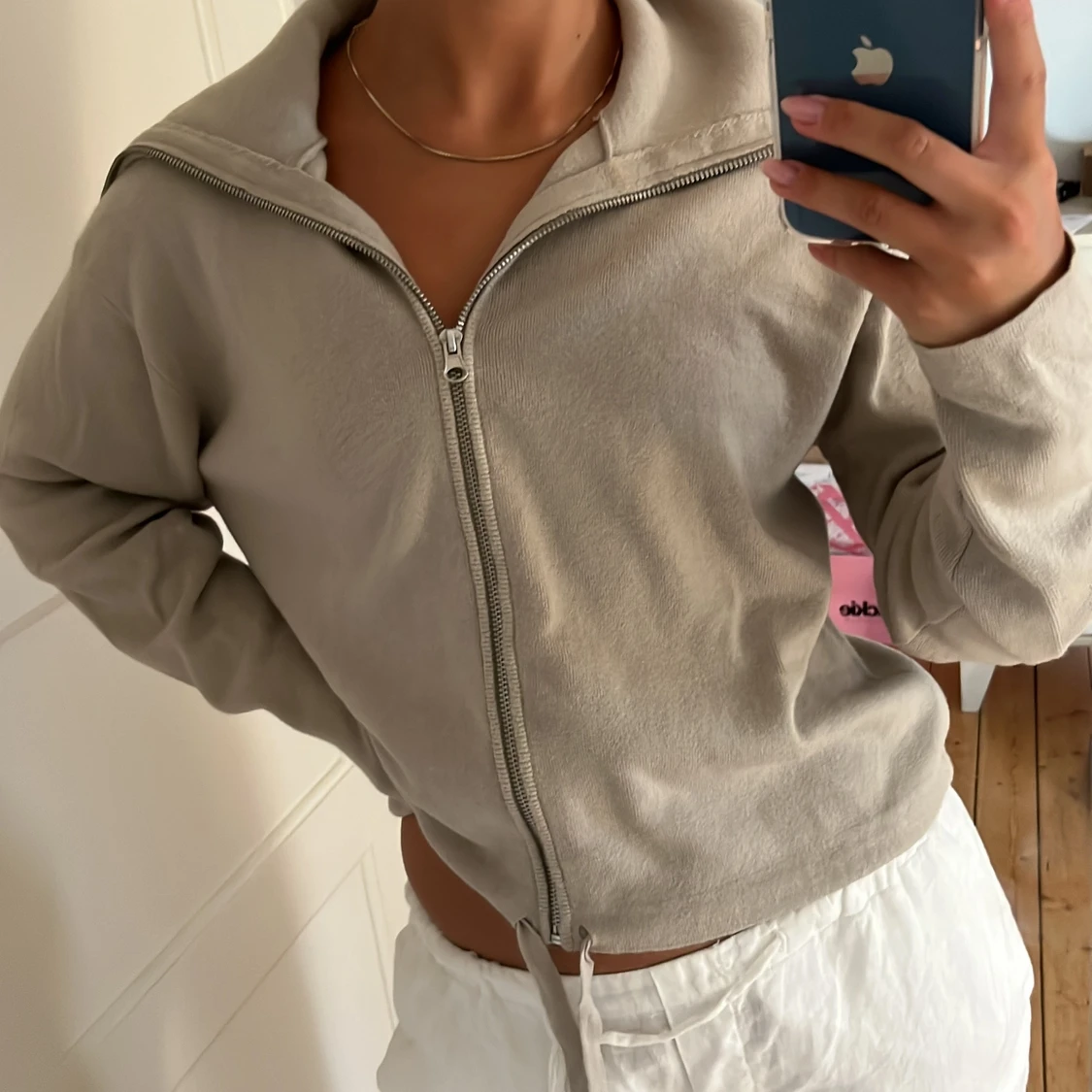 Ljusgrön tröja i kashmirmix - 90