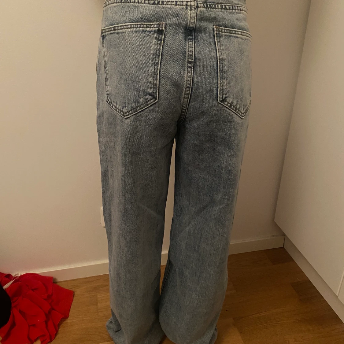 Ljusblåa baggy jeans - 91