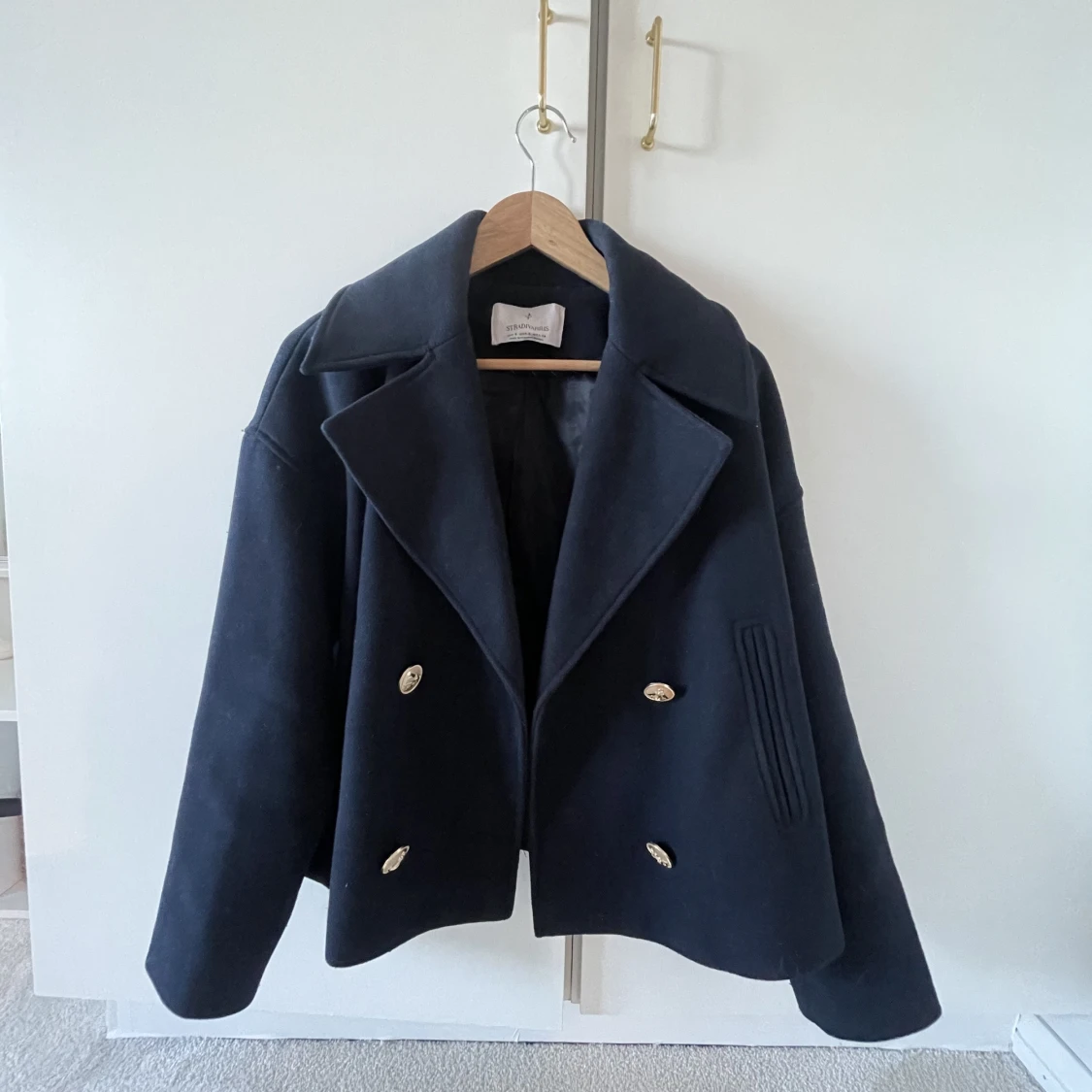 Mörkblå kappa - 90