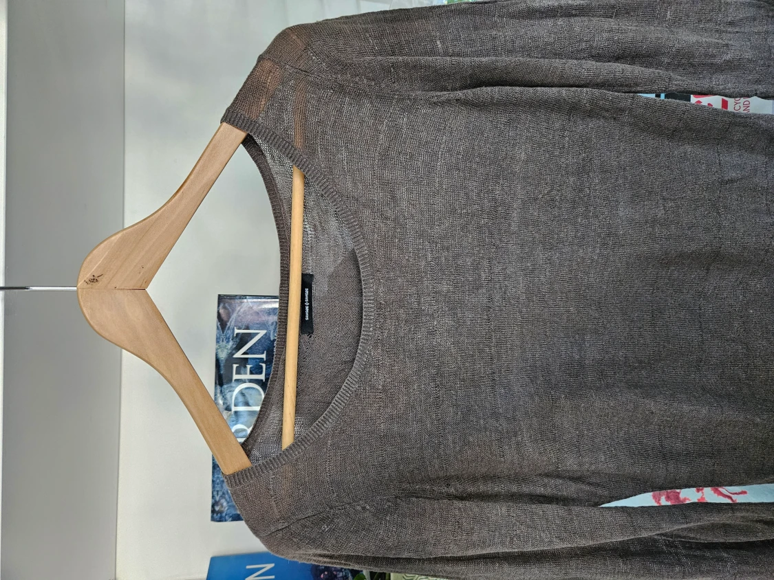 Mörkgrön långärmad tröja - 90