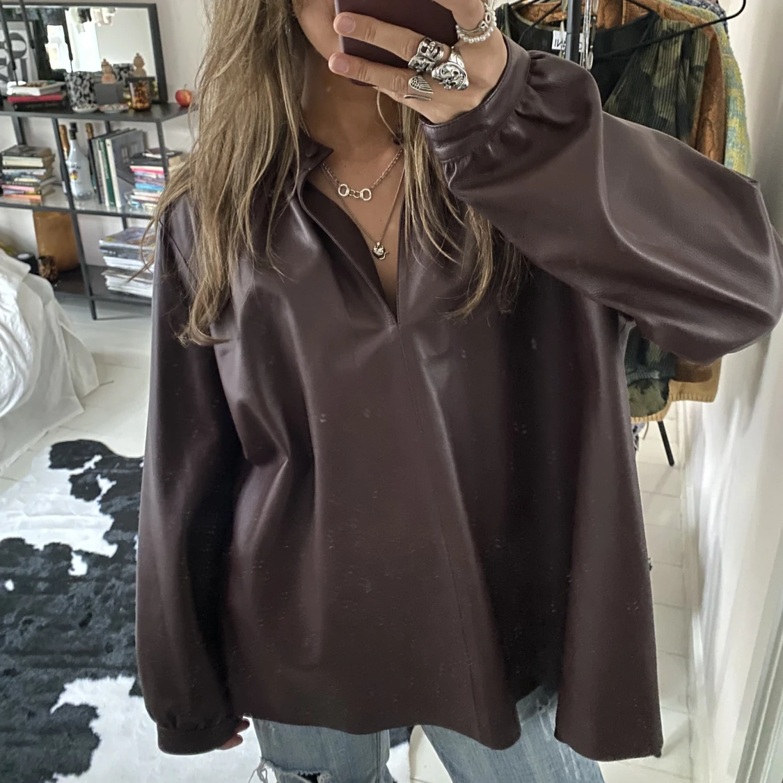 Lädertopp från hm - 90