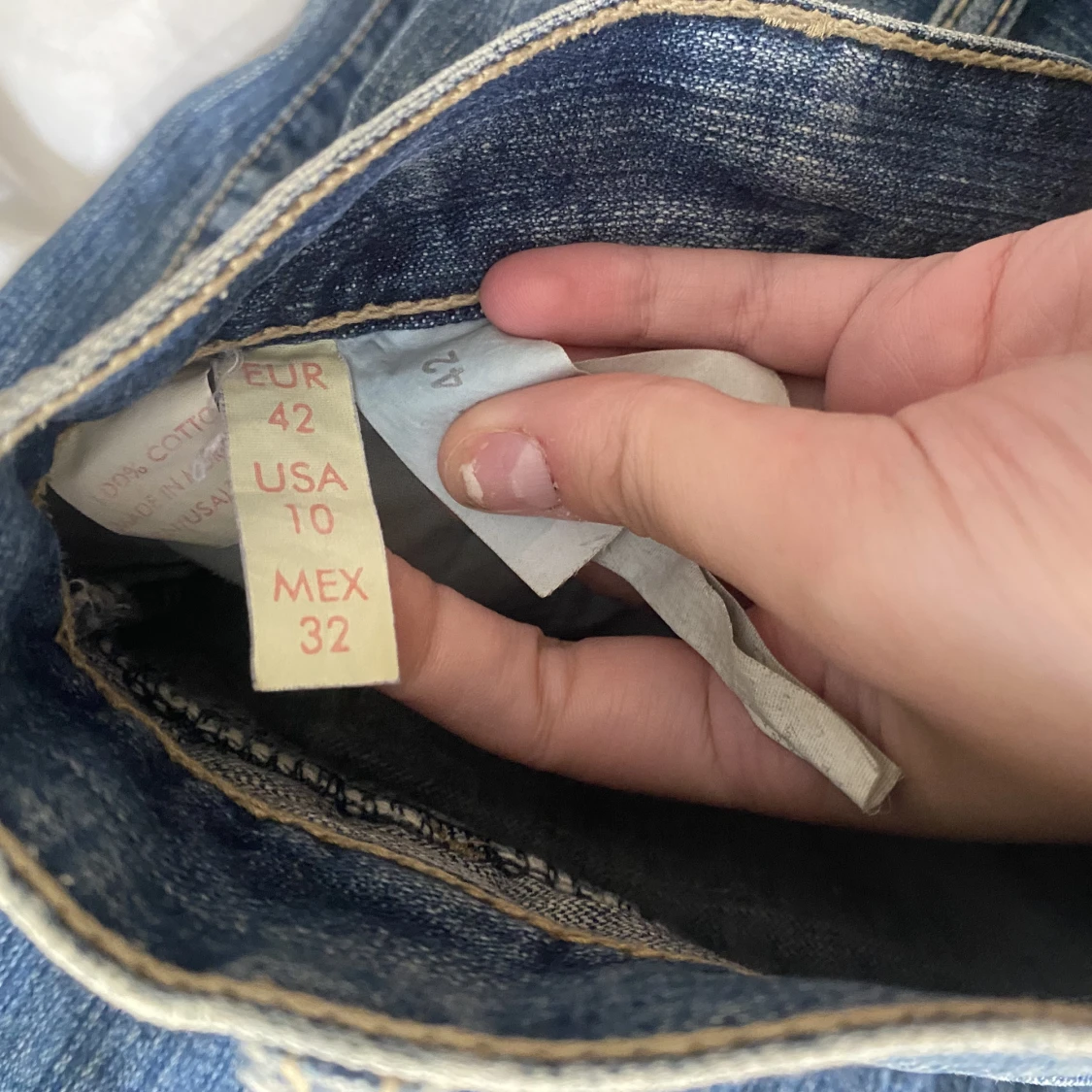 Vintage jeans me snygga fickor - 91