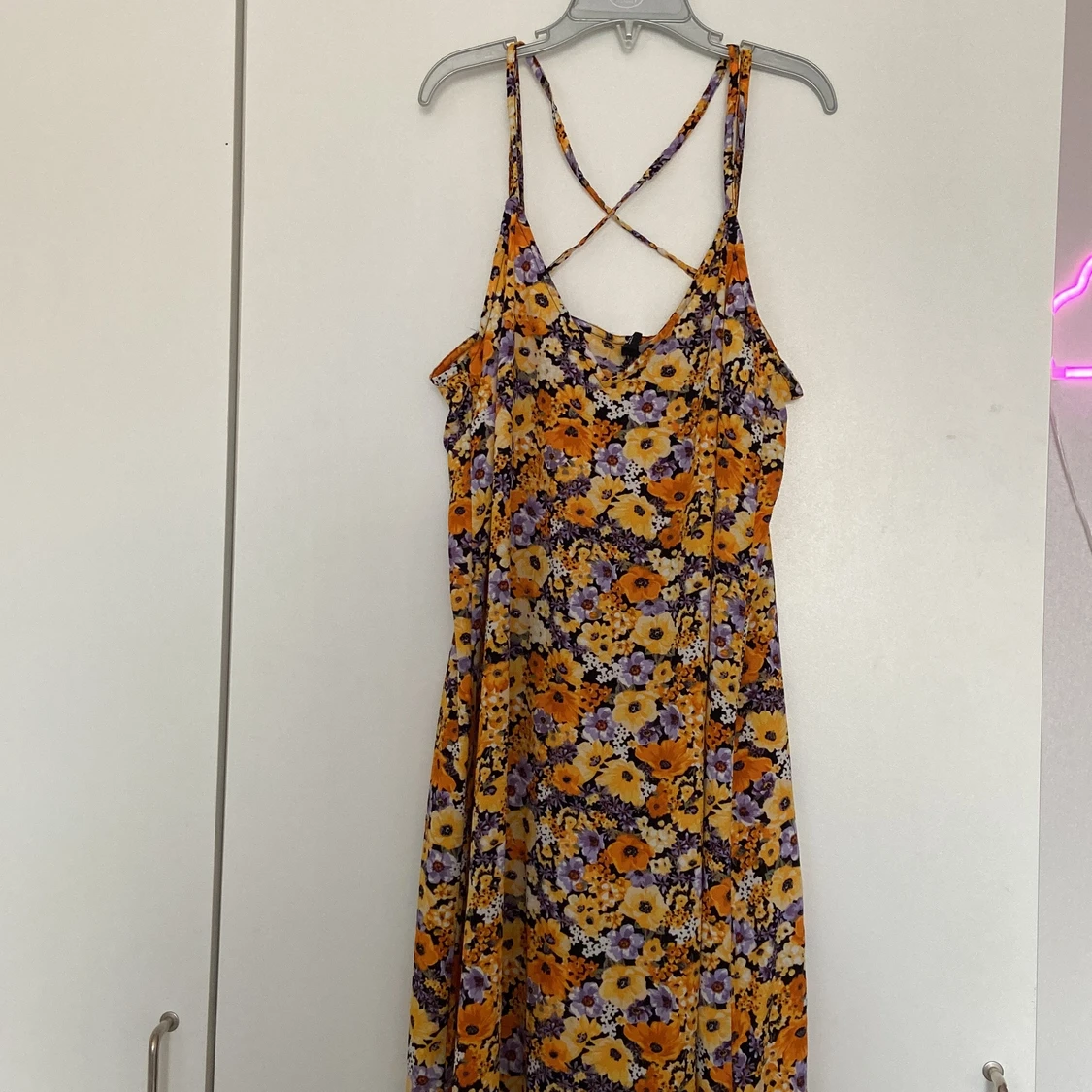 Fin blommig sommar klänning från hm 