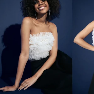 Tubtopp - Säljer denna ursnygga topp från Gina, helt slutsåld! Passar perfekt till festligare tillfällen🎊 storlek S❤️ rätt stretchig så passar nån som har s men även xs. Använd en gång bara🫶🏼