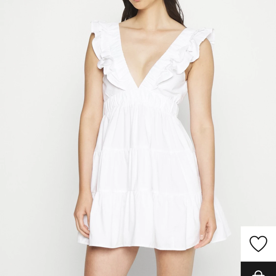 Vit studentklänning