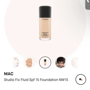 Mac fix foundation nw15 - Har använt 1-2 ggr  30ml  Finns mycket kvar 