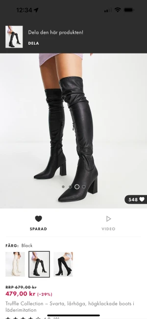 Klack boots  - Jag säljer nu mina superfina boots som är tyvärr för små för mig:( Det är endast använda en gång därav i perfekt skick! Nypris:679kr 