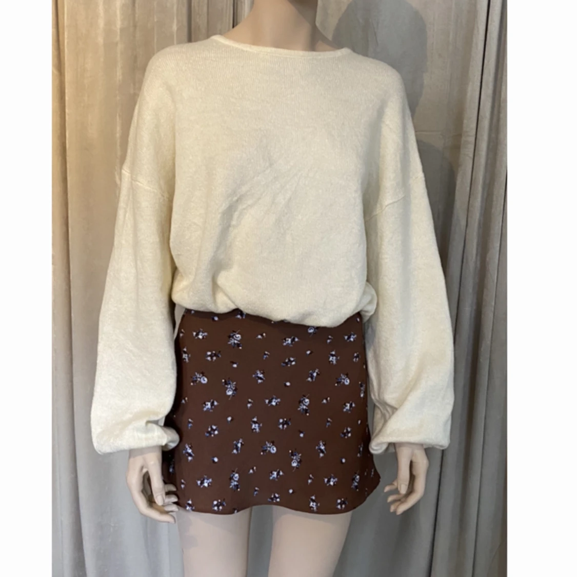 Oversized stickad tröja från Lindex 