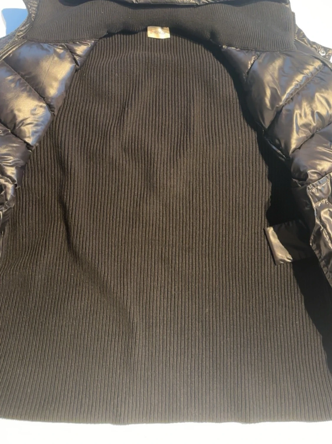 Moncler Tricot Cardigan svart – strl M - 2