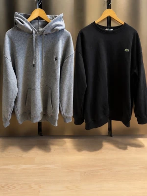 Lacoste och Polo Ralph lauren tröja/fin stickad tröja - Både Lacoste tröjan och polo Ralph lauren hoodien igår vid köpen.
