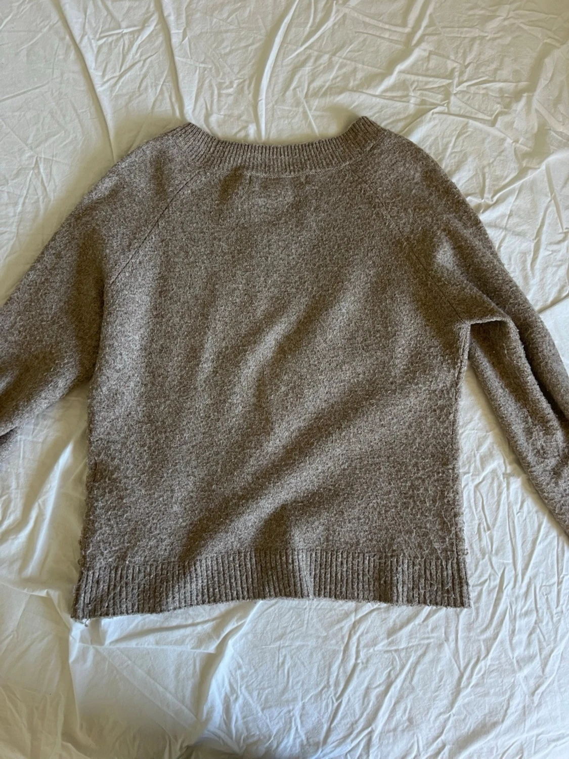 Beige stickad tröja från Vero Moda - 2