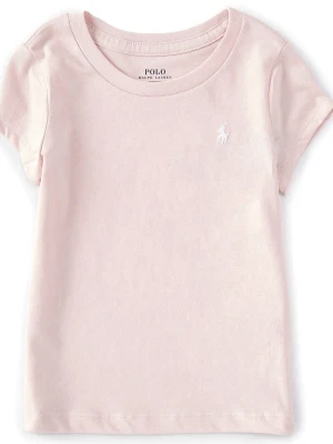 Rosa t-shirt från Polo Ralph Lauren - Helt oanvänd, ny, Snygg ljusrosa t-shirt från Polo Ralph Lauren med klassisk passform och korta ärmar. T-shirten har en liten vit broderad logga på bröstet och är tillverkad i mjuk bomull. Perfekt till jeans eller kjol för en clean och stilren look.