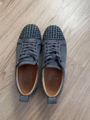 Cristian Louboutin  - Ett par cristian louboutins i storlek 46, dom är använda mycket men fortfarande inga defekter, lite smutsiga och mockan blivit lite stel men de kan man fixa enkelt.