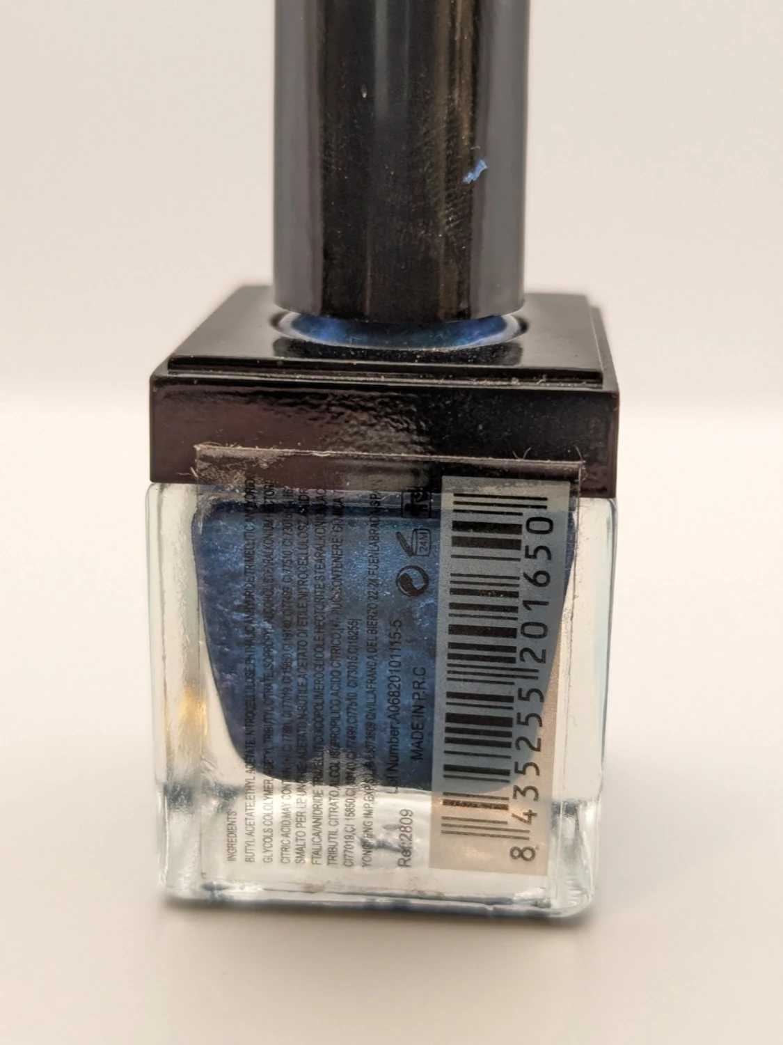 Blått glittrigt nagellack från Yes Love 60% kvar - 2