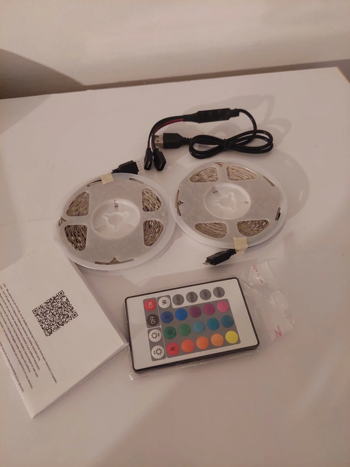 20m LED-ljusslinga RGB med USB-kontakt - 3