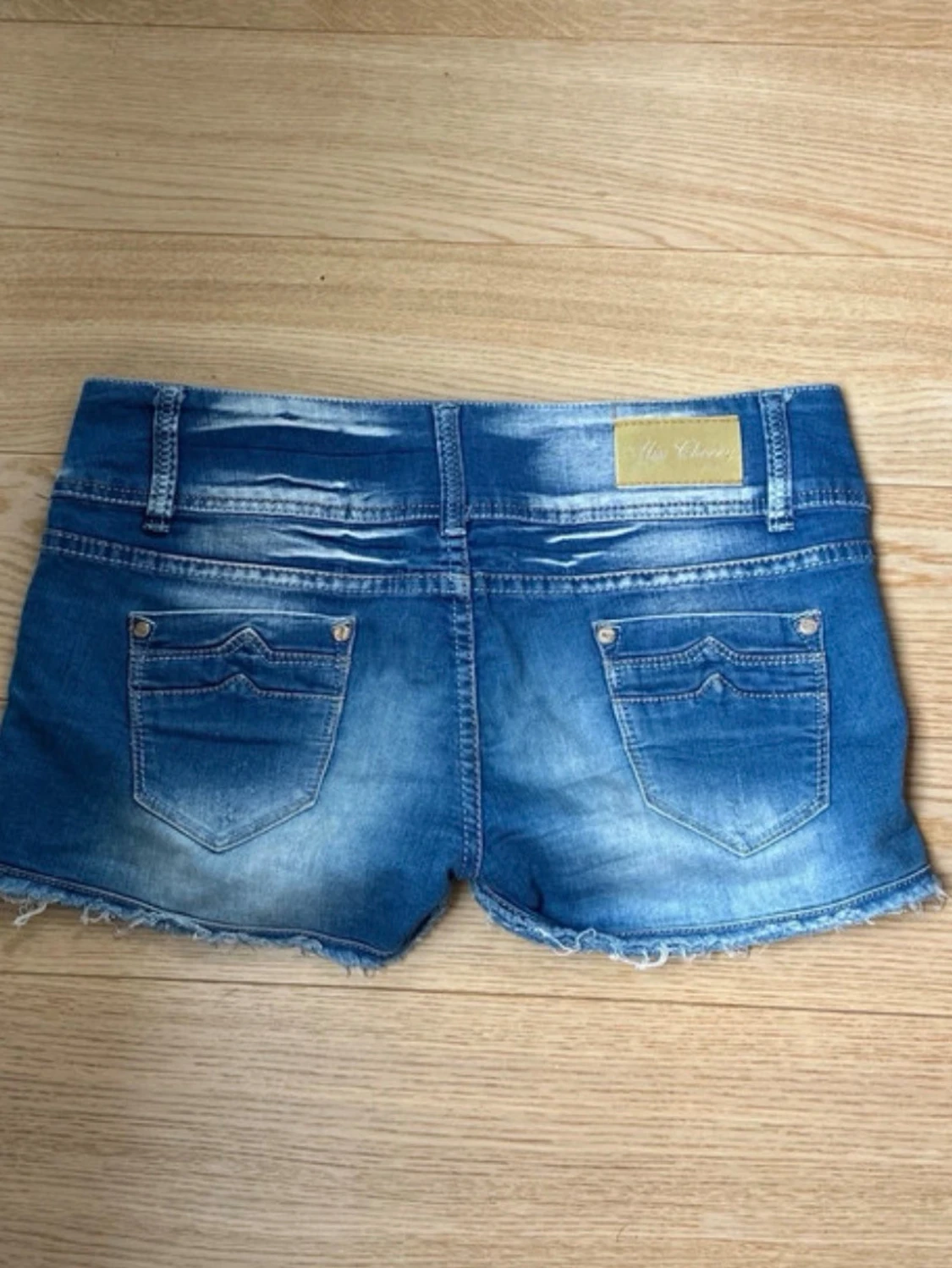 Blå jeansshorts - 1