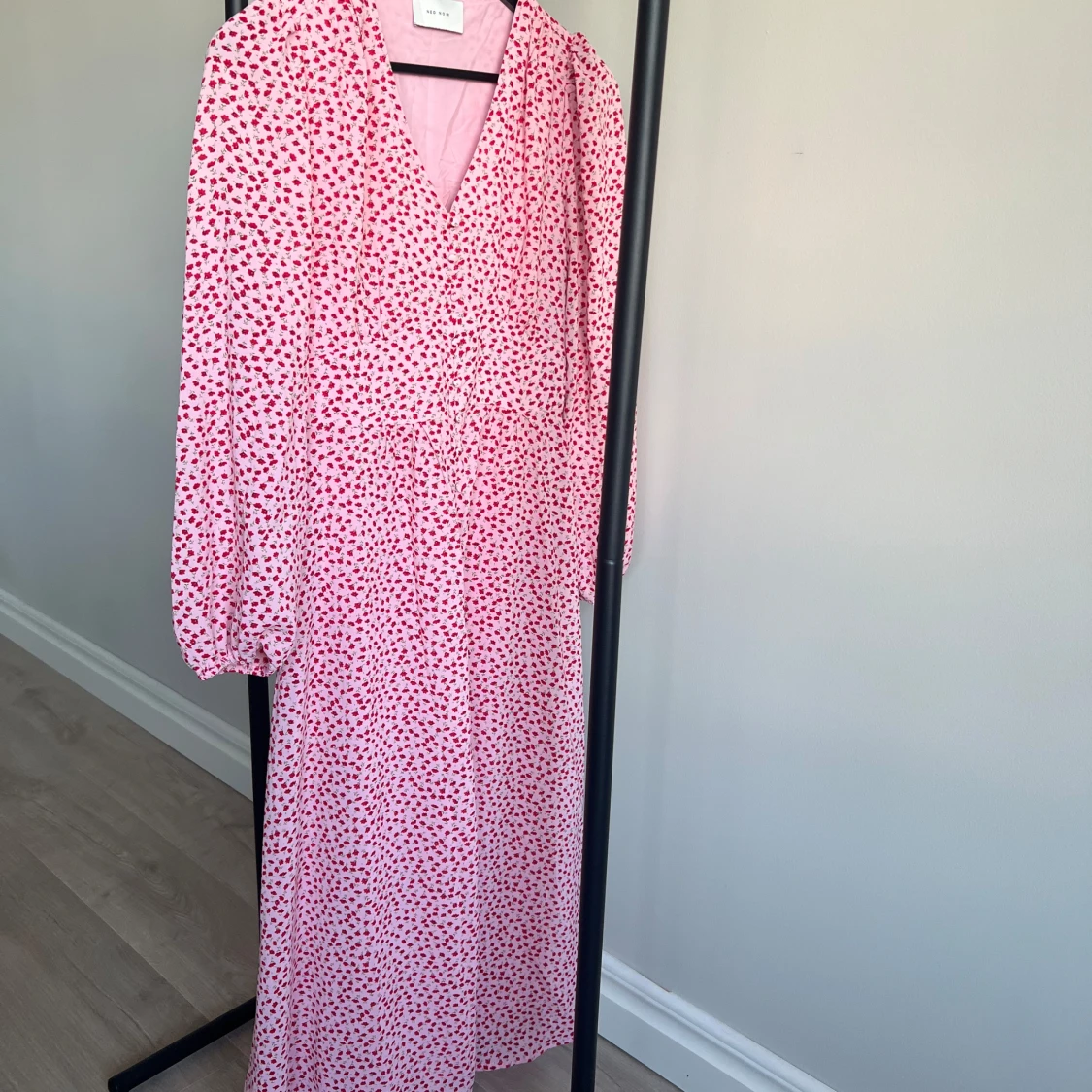 Rosa långklänning - 1