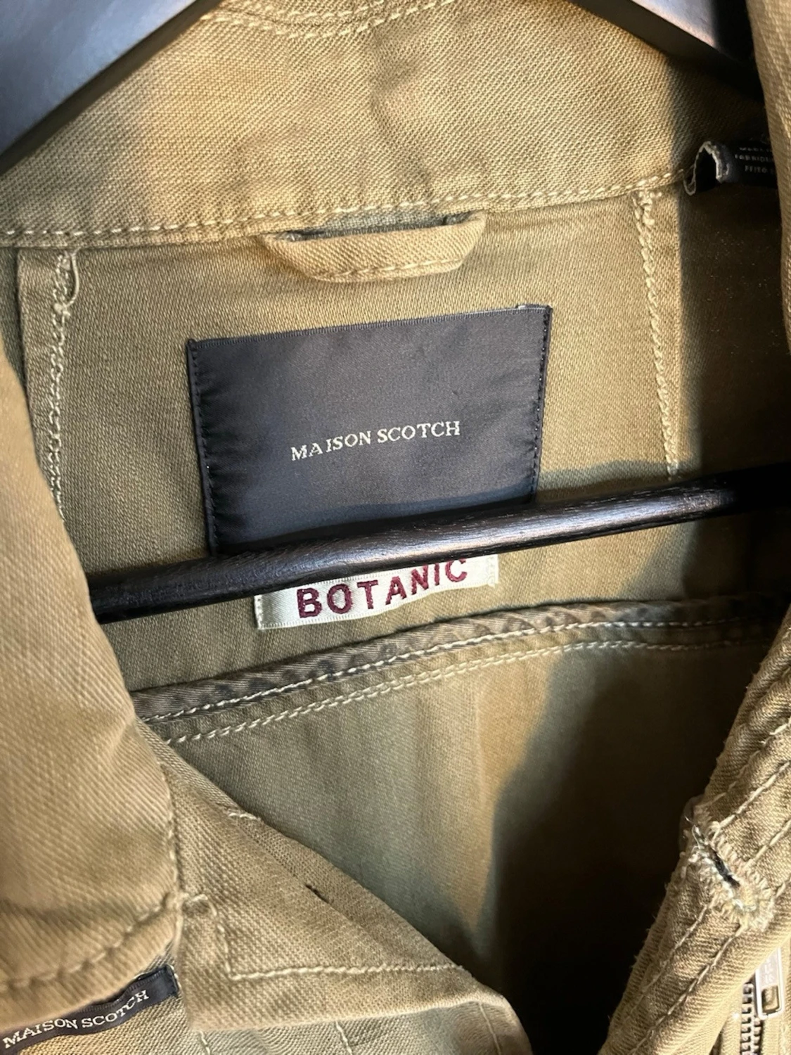 Olivgrön utilityjacka med fickor - 4