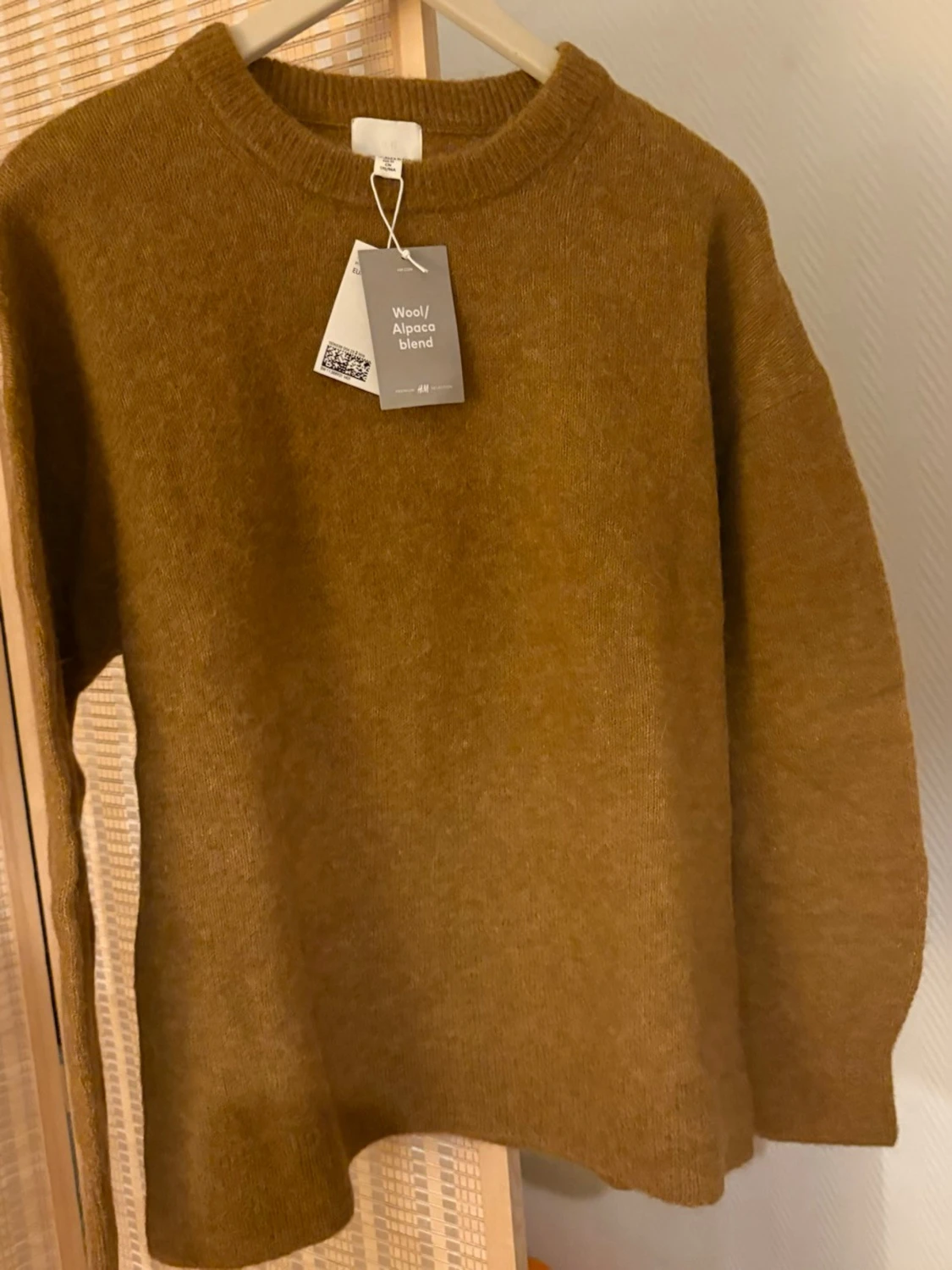 H&M Premium Stickad Tröja Ull & Alpackamix Strl.M - 2