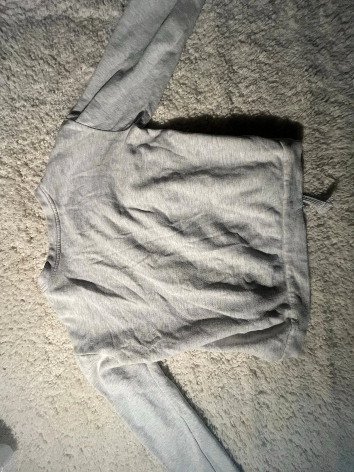 Grå sweatshirt med snörning i sidorna - 4