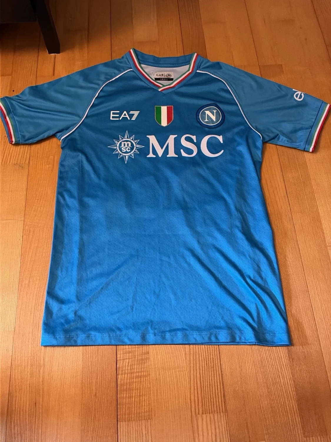 Napoli matchtröja Cajuste #24 blå