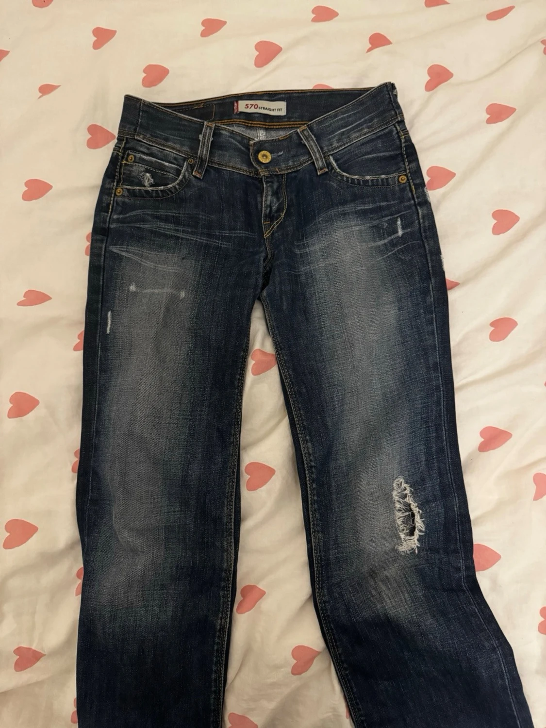 Lågmidjade jeans - 2