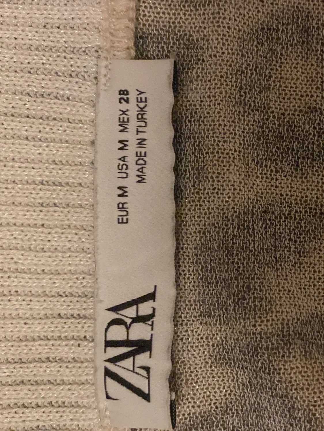 Beige leopardmönstrad kofta - 2