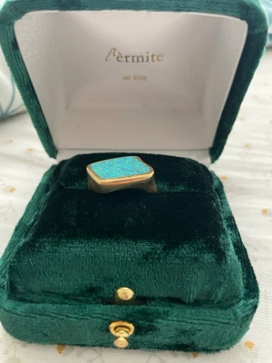 Opal Ring - 100% STAINLESS STEEL 100% WATERPROOF 14K GOLD PVD SYNTHETIC OPAL STONE OP73 