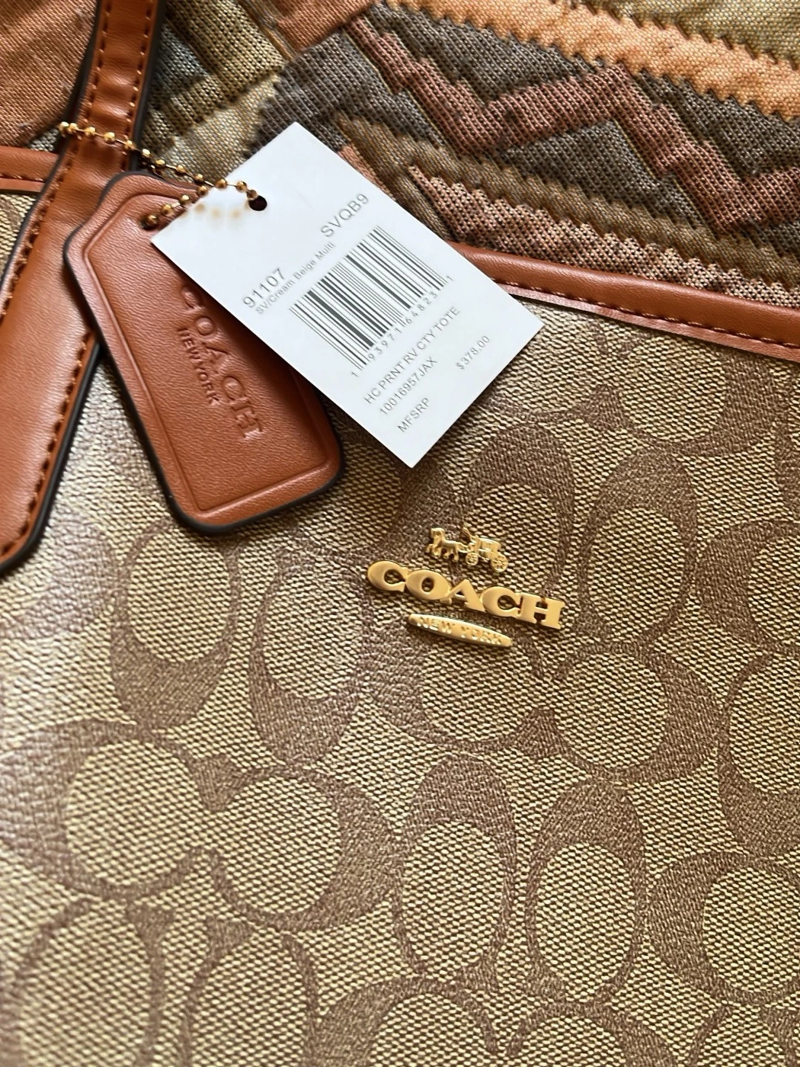 Brun shoppingväska från Coach - 1