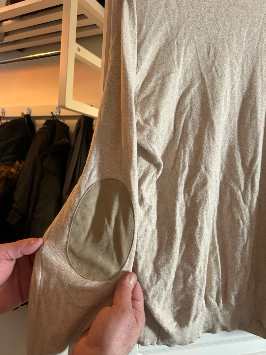 Beige cashmereblandad tröja Hansen & Jacob - 2