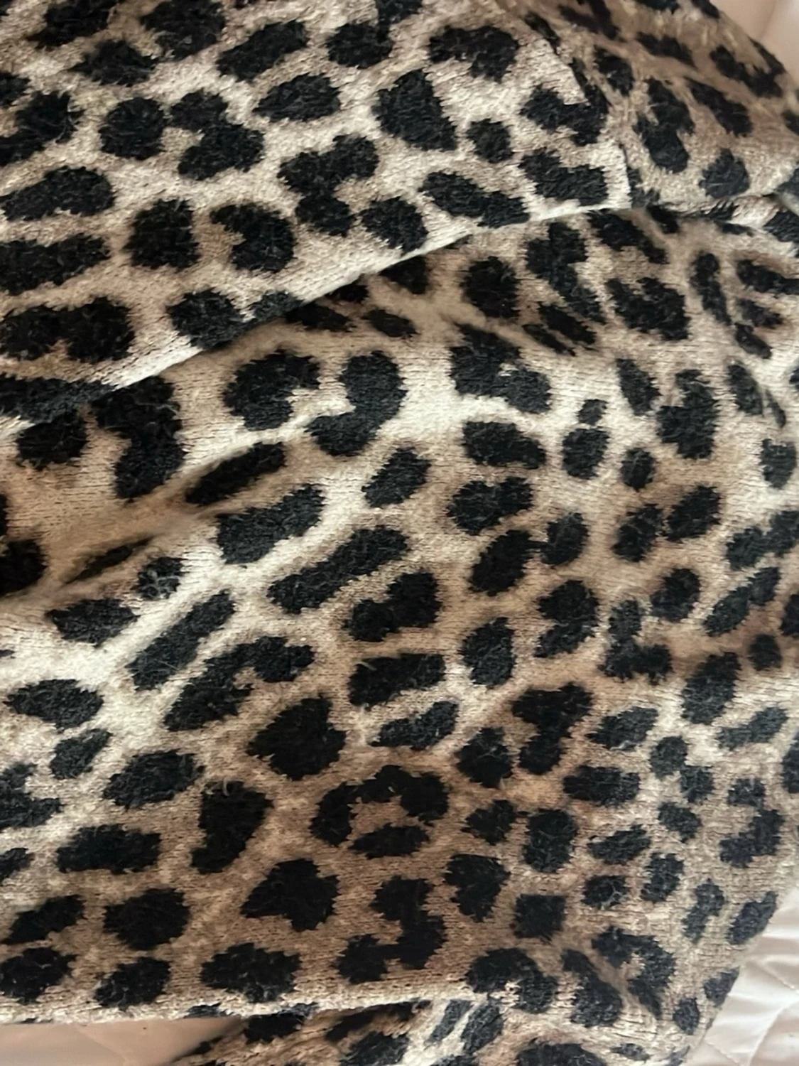 Leopardmönstrad stickad tröja - 1