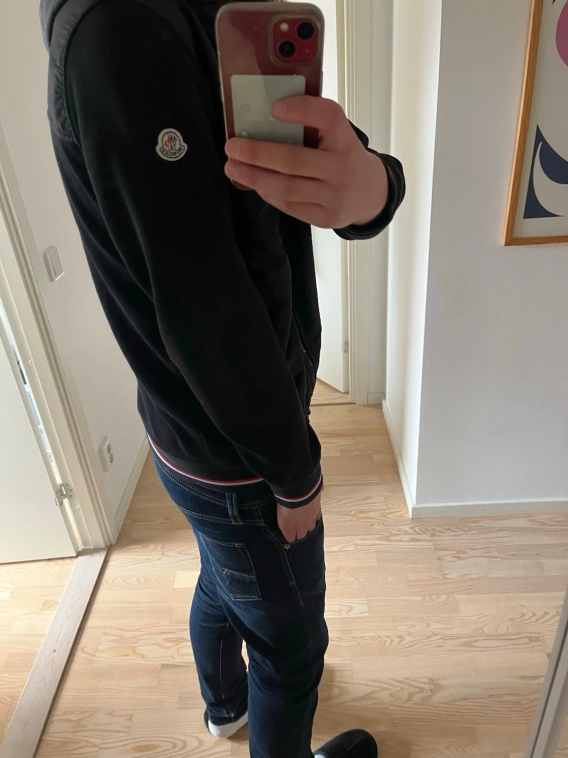 Svart moncler cardigan  - 3