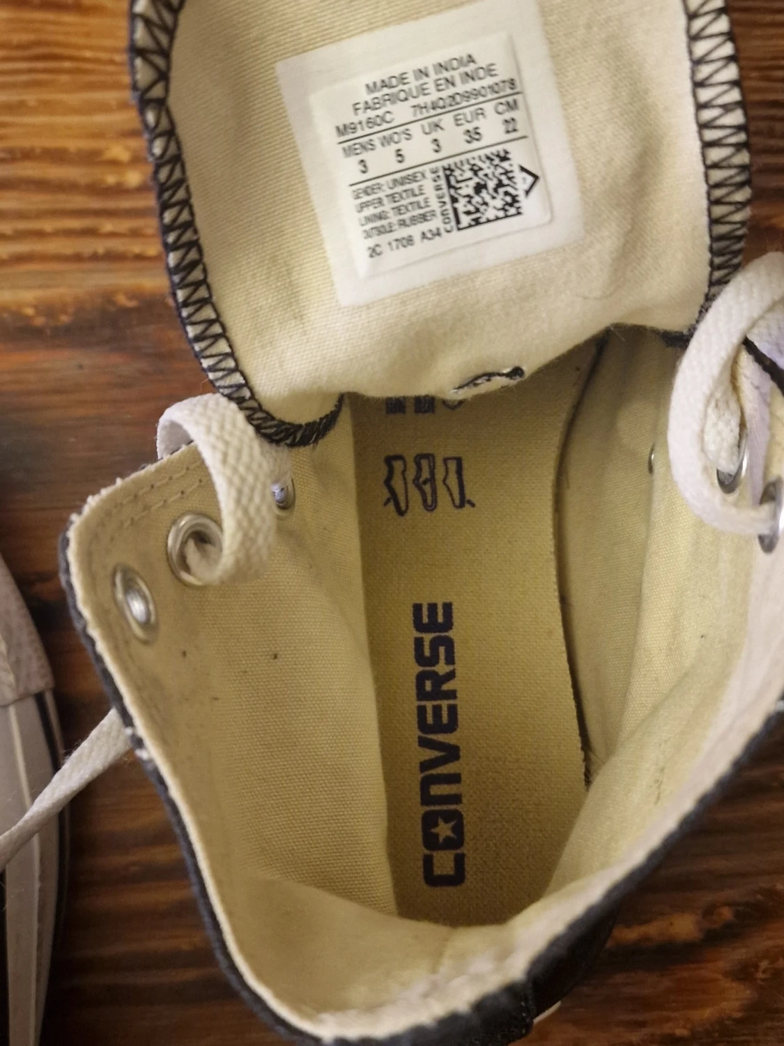 Svarta converse - 5