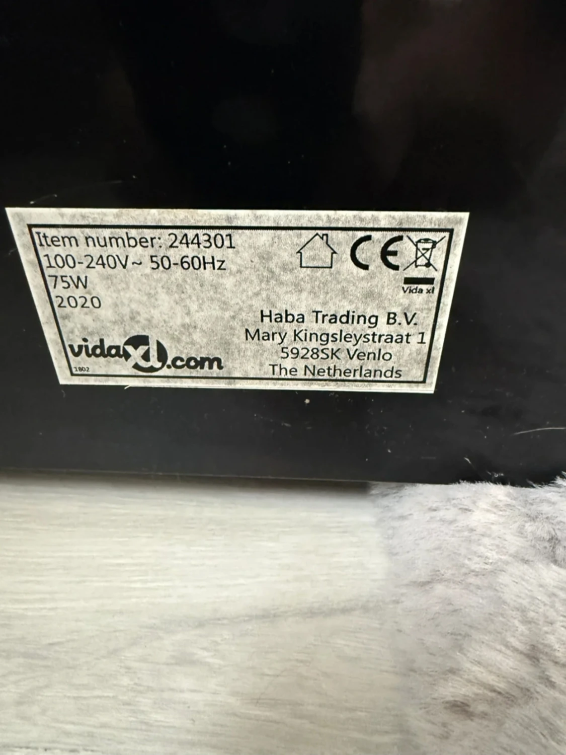 Svart massagefåtölj med touchpanel - 3