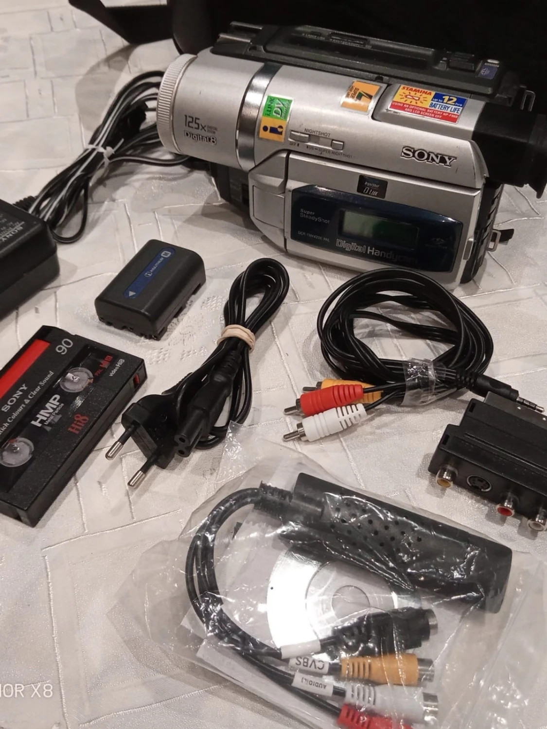 Sony DCR-TRV230E Digital8 för HI8-BAND OCH VIDEO8 videokamera - 2