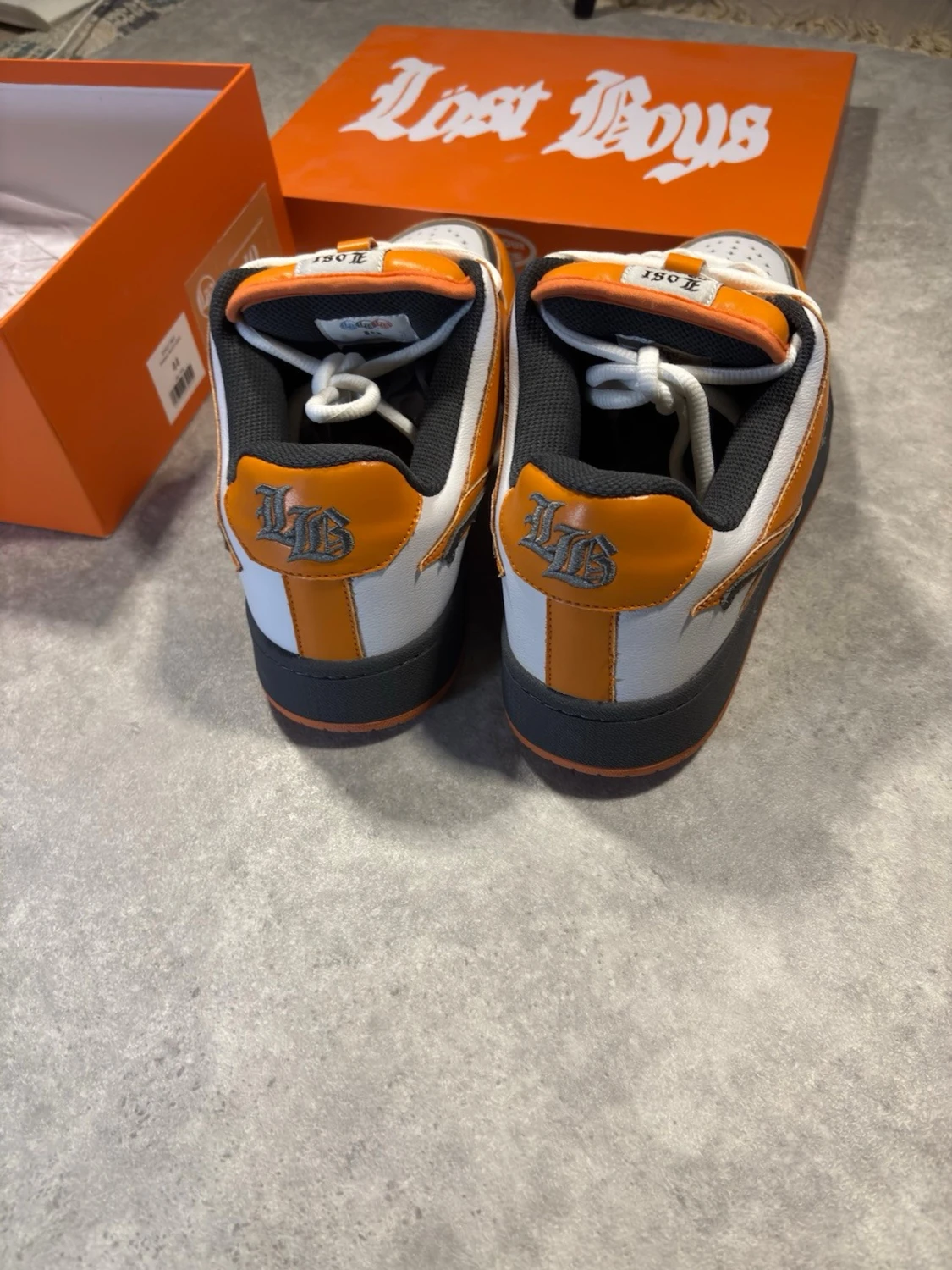 Lost Boys orange låga sneakers - 5