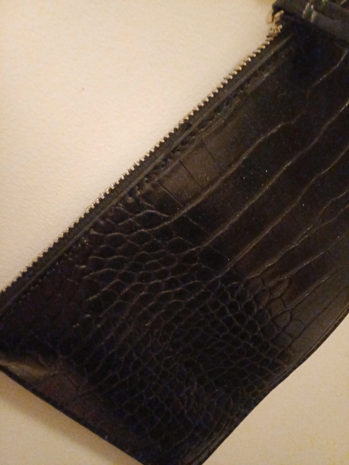 Svart axelväska med kedjerem - 3