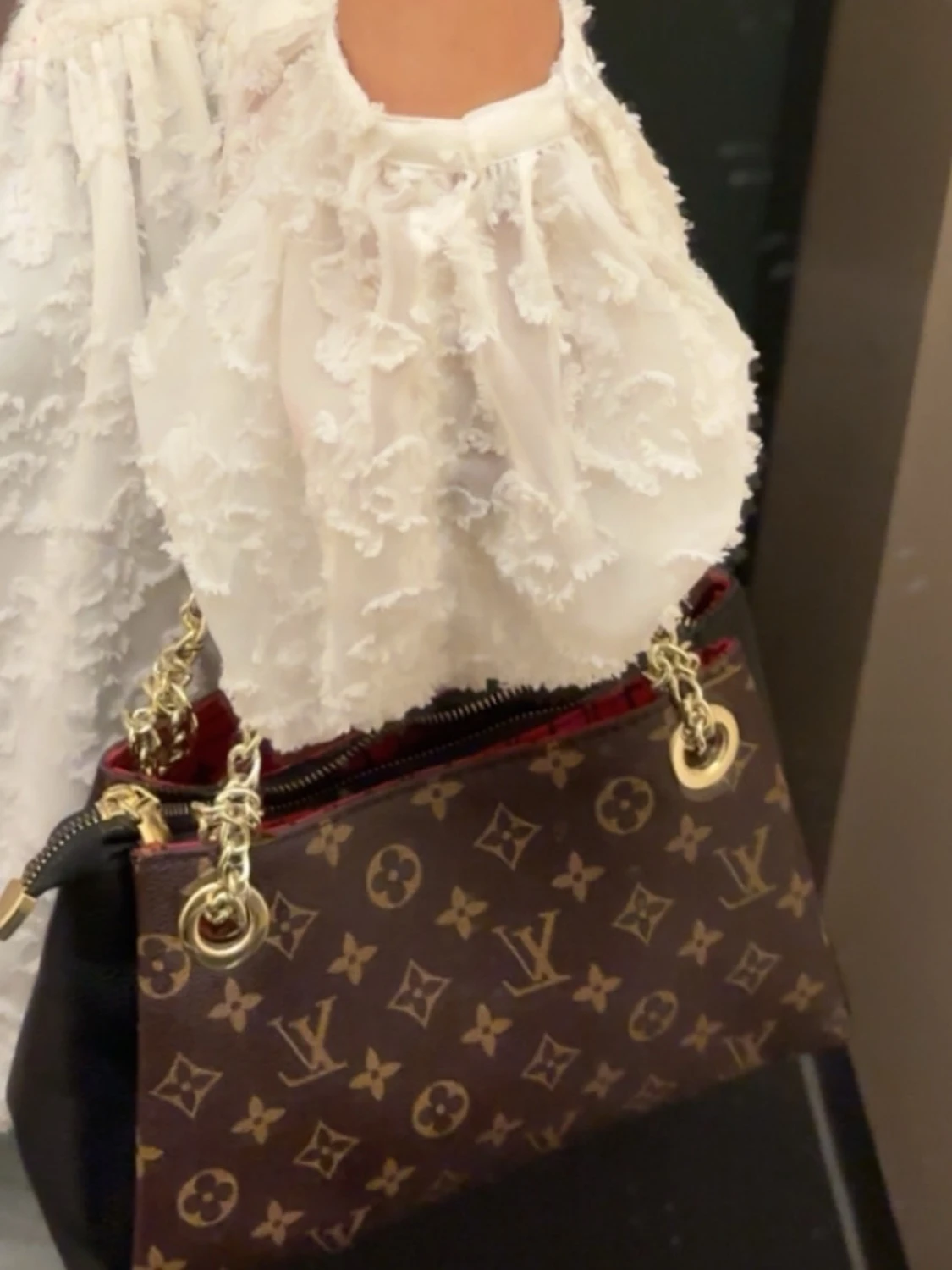 Brun Monogram handväska