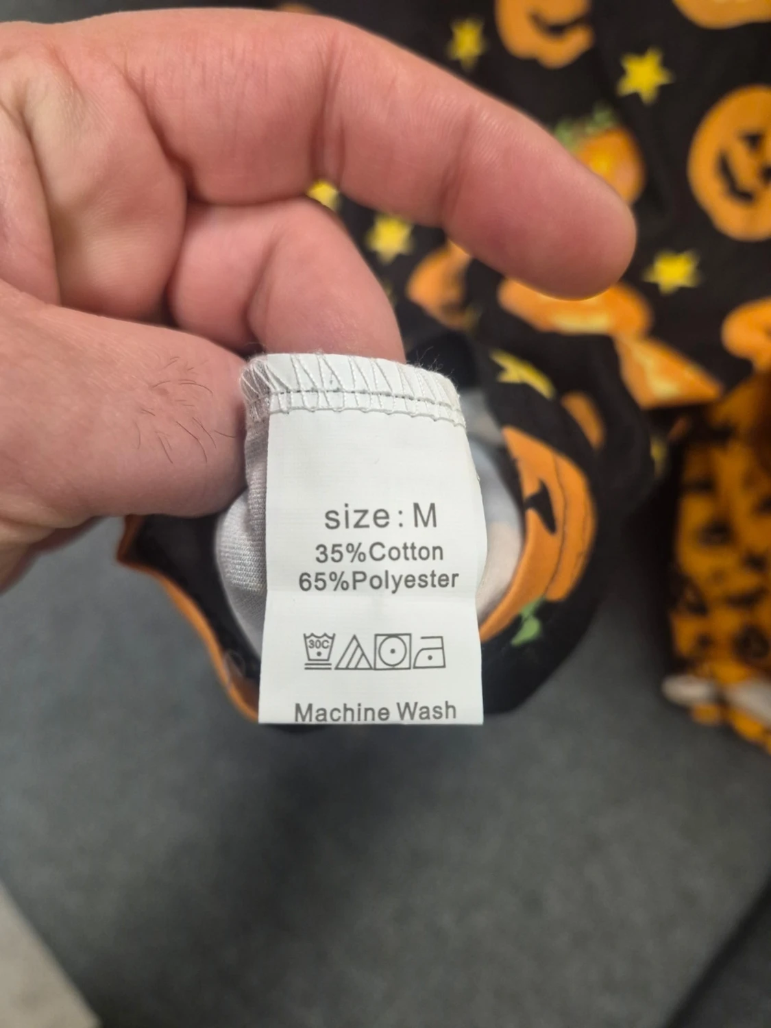 Halloweenklänningar med pumpor & spöken M - 5