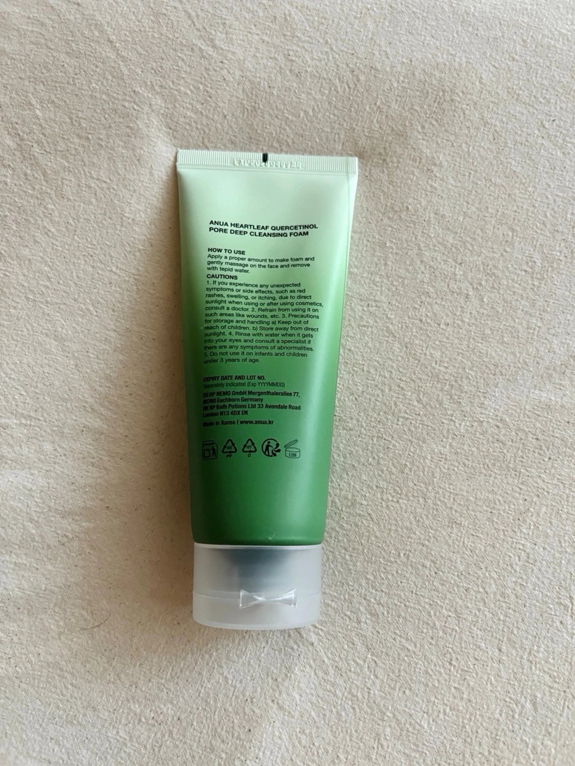 Anua Heartleaf+ BHA Cleansing Foam - 1