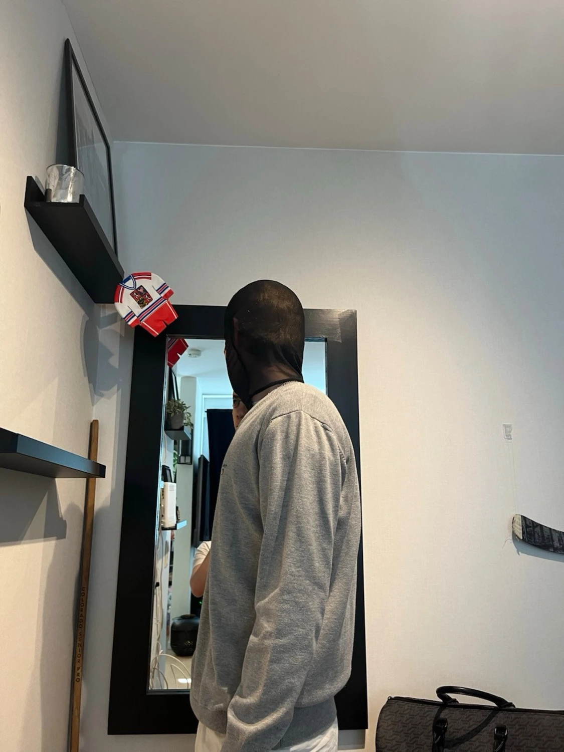 Grå V-ringad tröja från GANT - 2